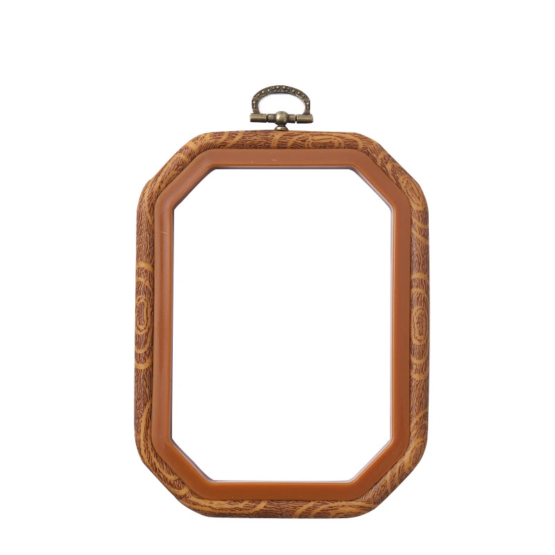 Faux Wood Flexi Plastic Hoops for Embroidery and Cross Stitch Kits FWH-110X150