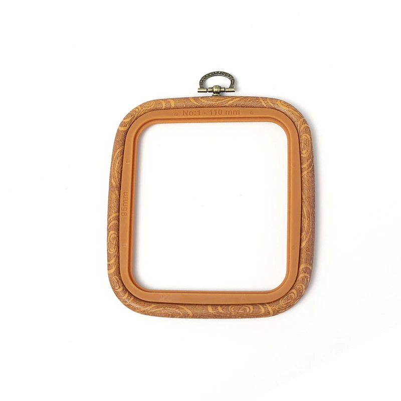 Faux Wood Flexi Plastic Hoops for Embroidery and Cross Stitch Kits FWH-95X110