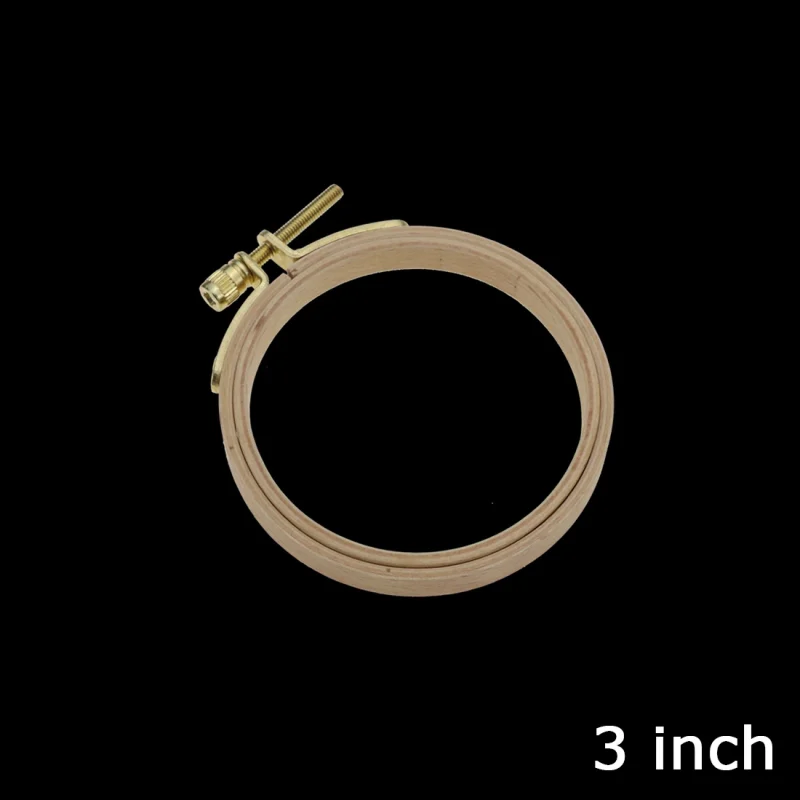 3 Inch Embroidery / Stitching Round Beech Wood Hoops / Frames