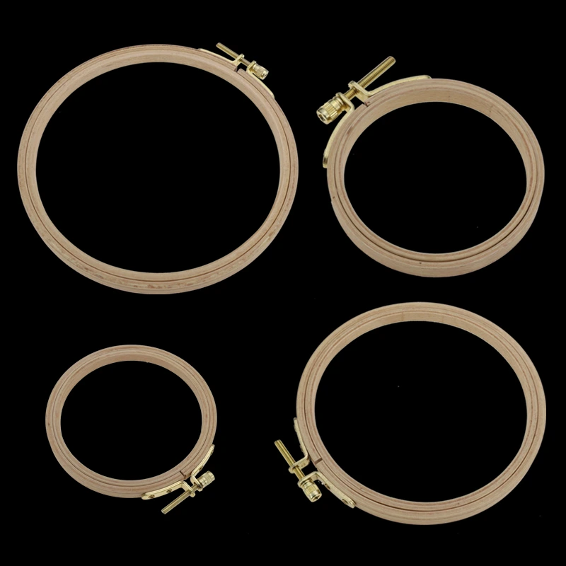 6 Inch Round Quality Embroidery / Stitch Beech Wood Hoops / Frames - Image 3