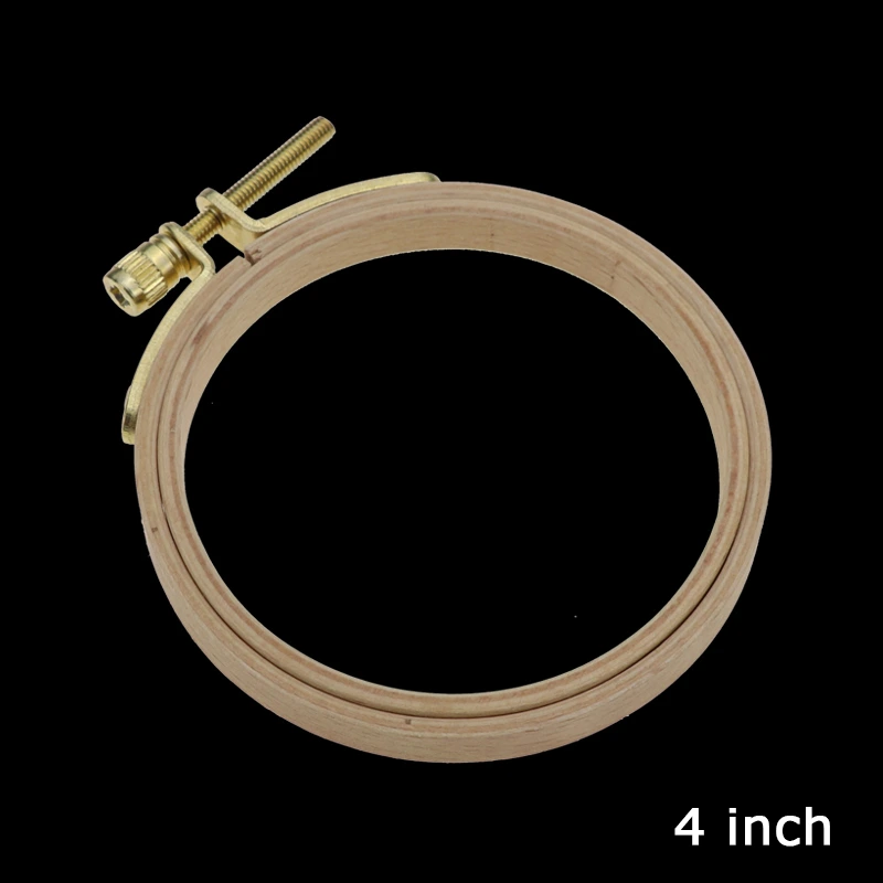 4 Inch Round Quality Embroidery / Stitching Beech Wood Hoops / Frames