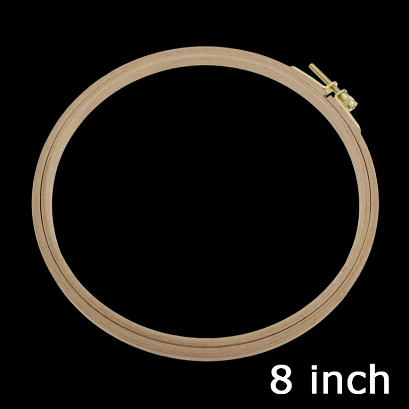 8 Inch Round Super Embroidery / Stitching Beech Wood Hoops / Frames