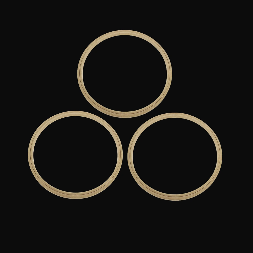 Screwless 6 Inch Round Premium Embroidery / Stitch Beech Wooden Hoops / Frames - Image 2