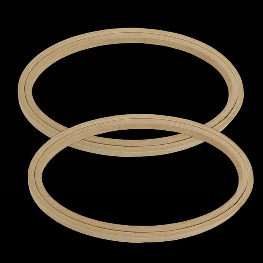 5X8 Inch Oval Screwless Premium Embroidery / Stitching Beech Wooden Hoops / Frames - Image 2