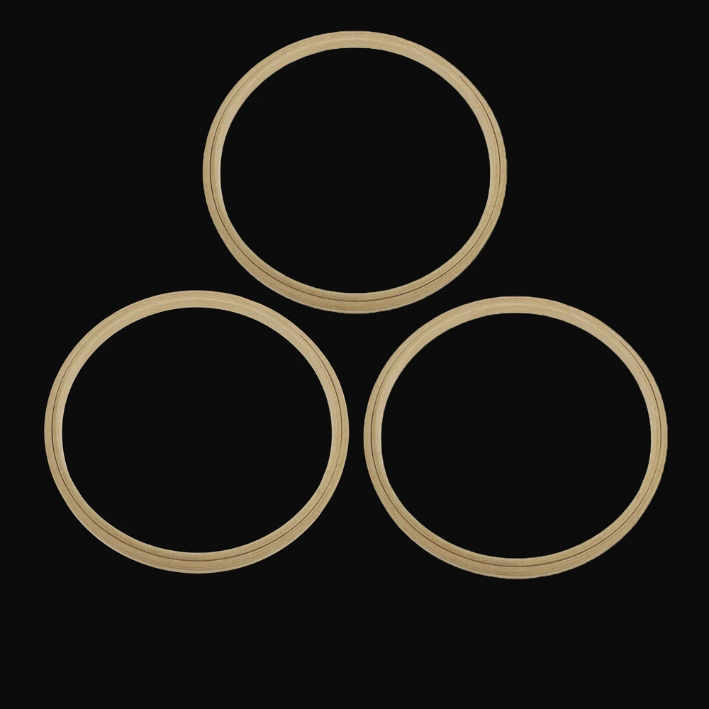 Screwless 8 Inch Round Quality Embroidery / Stitching Beech Wooden Hoops / Frames - Image 2